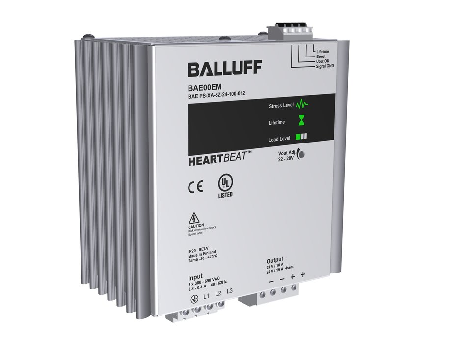 Balluff strømforsyning for vindenergiutstyr